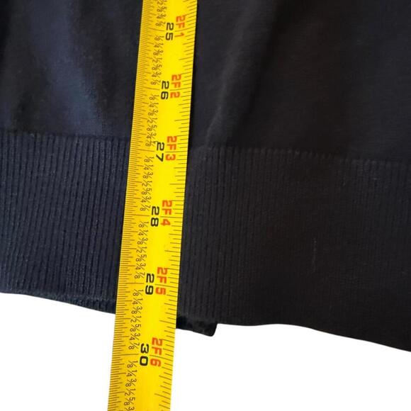 Lacoste Navy V-Neck Cotton Sweater – Size XL - Picture 7 of 7